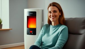 Is it safe to sit in front of an infrared heater?