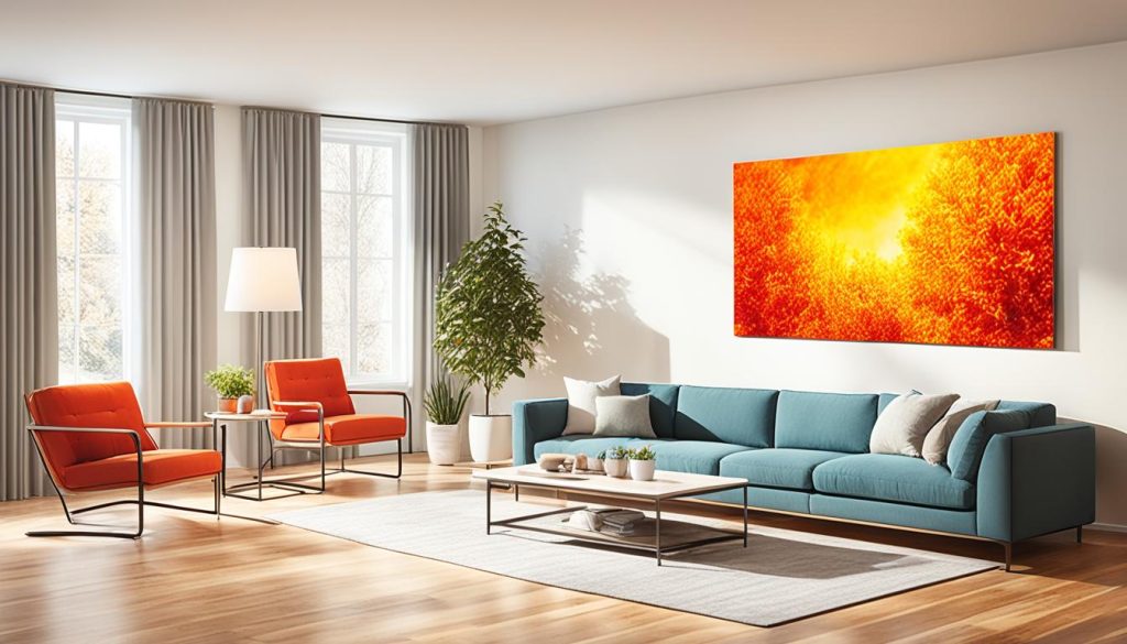 multiple infrared panels for efficient heating